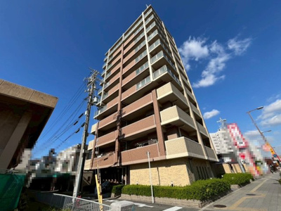 【外観】 | プライムスクエア住吉公園 | 南海本線「住吉大社」駅まで徒歩５分！毎日の通勤・通学に便利ですね♪忙しい朝や遅い帰宅時にも安心ですよ！