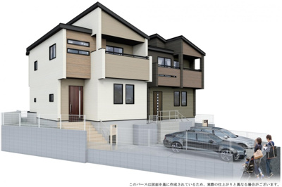 【外観パース】 | 名谷町字平ノ垣内　新築戸建　２区画