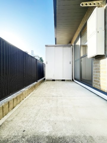 タカラハイツのバルコニー