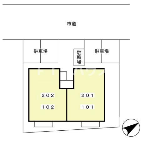 アーバンコートの区画図