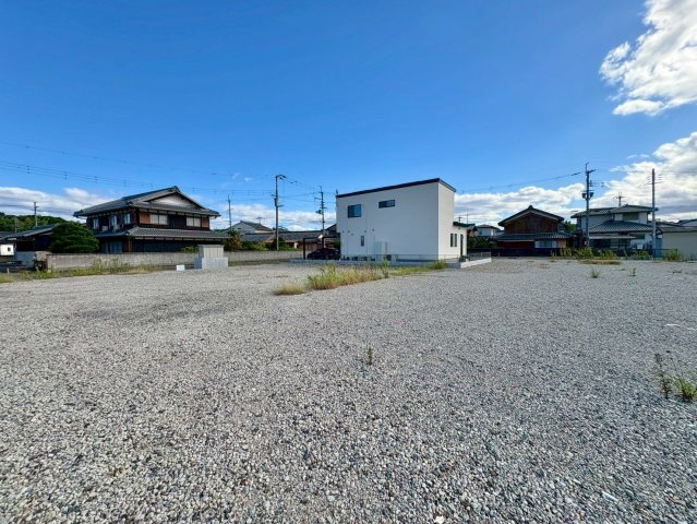 草津市矢橋町4号地　建築条件無し売土地の外観