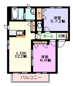 パークアベニューCの間取り