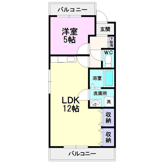 【間取り】 | キャッスルミニ松園