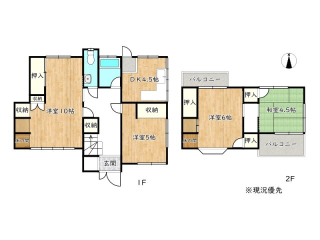 【間取り】 | 姫路市神子岡前2丁目／中古戸建