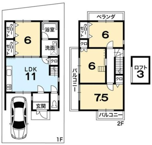 【間取り】 | S22255-第三錦林