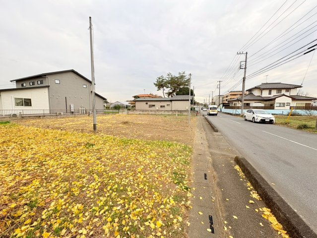 坂戸市石井　建築条件なし売地　東武東上線『北坂戸駅』徒歩33分　【勝呂小学区】の外観