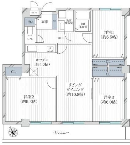 【間取り】 | プリオーレ美山台壱番館