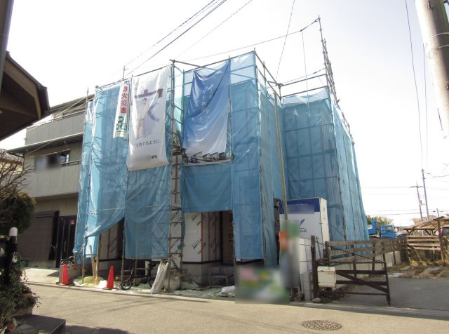 草加市谷塚上町 新築分譲住宅の外観