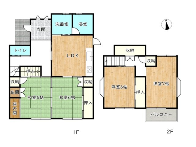 【間取り】 | 姫路市白浜町寺家2丁目／中古戸建