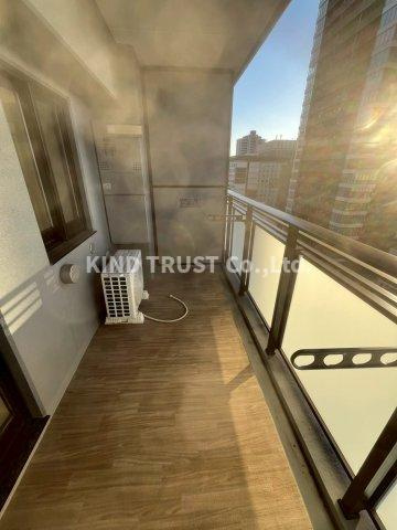 ソルレヴェンテ新梅田のバルコニー|バルコニー付きです