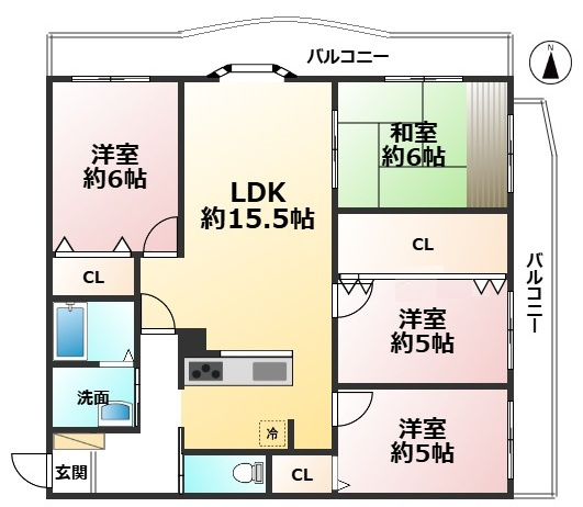 【間取り】 | シティライフ春日大池公園