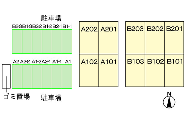 フォルムエクセレント　Ａの駐車場|駐車場