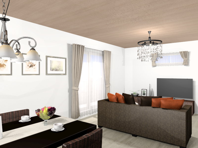 【東金駅徒歩６分】東金市東金限定１棟新築戸建の完成予想図|家具等は販売価格に含まれておりません