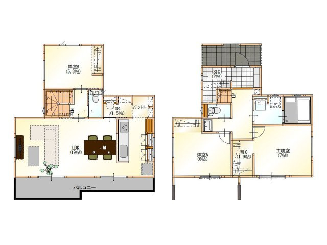 【東金駅徒歩６分】東金市東金限定１棟新築戸建の完成予想図