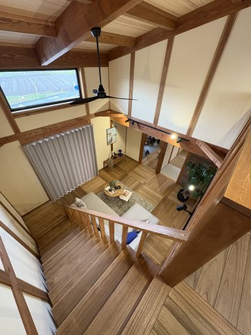 筑後市西牟田新築戸建のその他|リビングの開放感が素敵な大空間の吹抜け