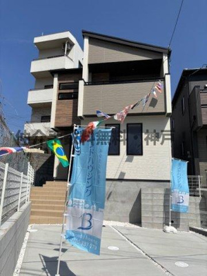 【外観】 | 神戸市垂水区名谷町　新築戸建1号棟　仲介手数料無料！ | 外観もきれいです