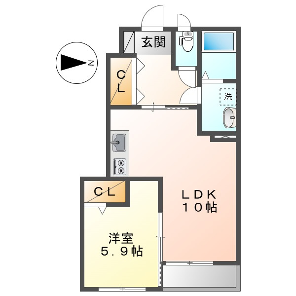 ウィスターリアの間取り