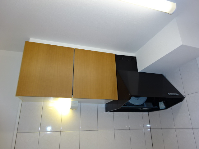 ウィスターリアのキッチン|キッチン上収納