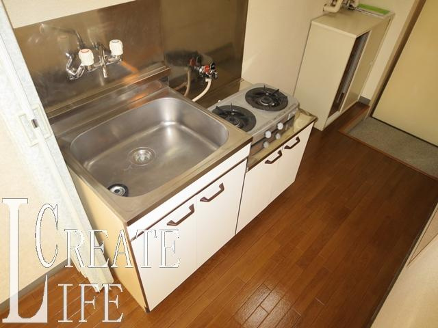 アレイパピヨンのキッチン|別号室の参考写真です。