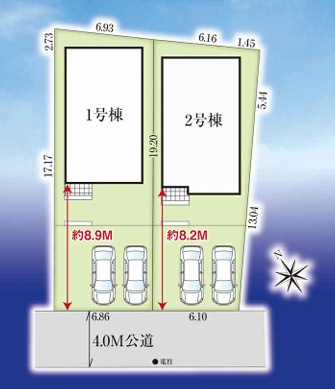 【区画図】 | グラファーレ佐倉市井野２９期