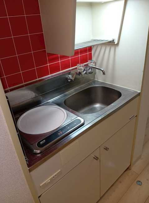 トップ恵比寿　恵比寿駅6分　2F以上　防犯カメラのキッチン