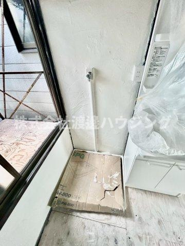 苅田10丁目テラスハウスの設備|室内洗濯パン