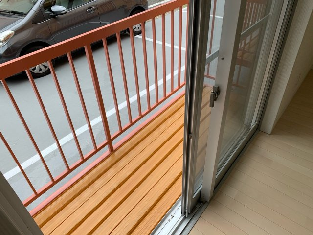 ハイツMSのバルコニー