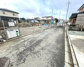 【前面道路含む現地写真】 | 【新築戸建て】秋田市新藤田第2　1号棟 | 2025年12月撮影