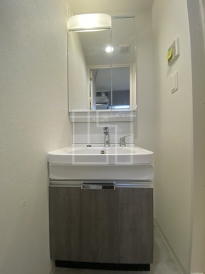 【独立洗面台】 | プレサンス大国町アドロッソ | プレサンス大国町アドロッソ　独立洗面化粧台