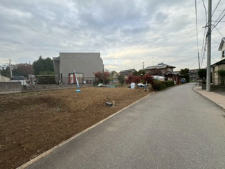 【前面道路含む現地写真】 | 川越市笠幡　建築条件なし売地　JR川越線『笠幡駅』徒歩6分　【霞ヶ関西小学区】