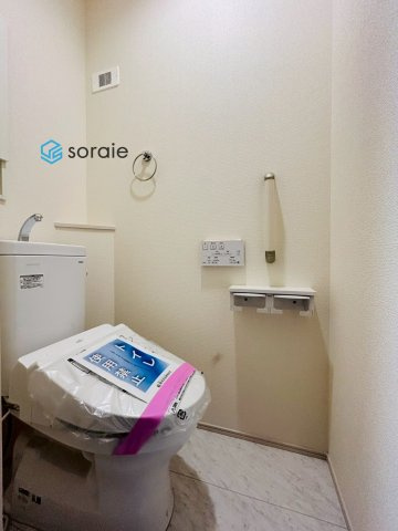 所沢市下安松全11棟　新築戸建のトイレ|令和7年12月25日撮影。