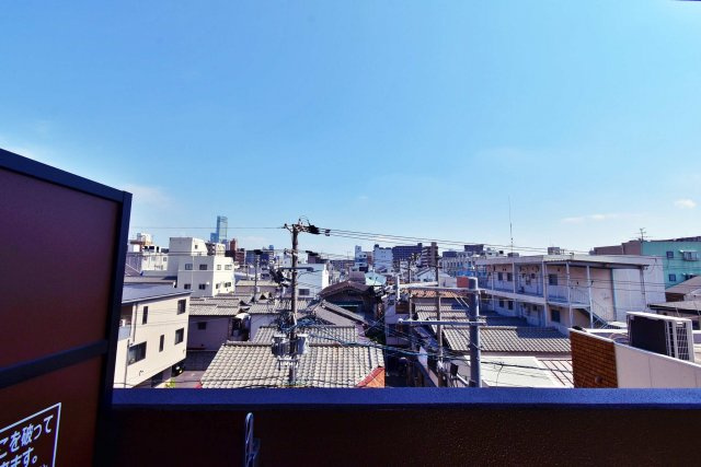 Warm天下茶屋の展望