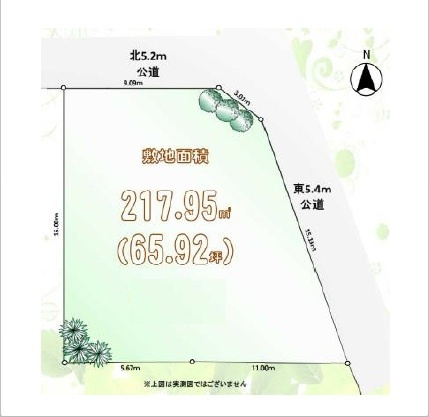 【土地図】 | 狭山市柏原 | 全１区画
