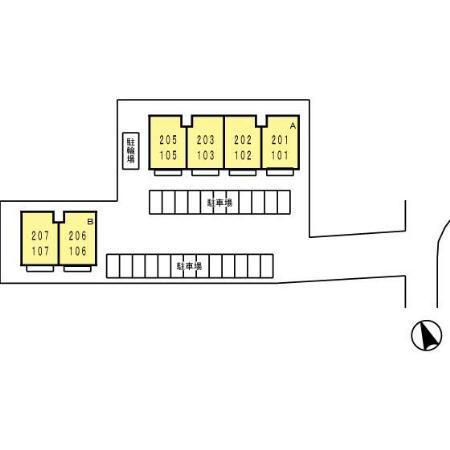 ウィズテリアの駐車場|駐車場に車を止められます