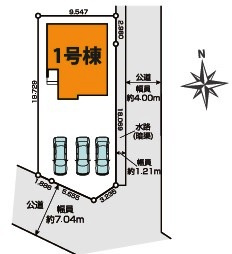【区画図】 | 川越市木野目　新築分譲　JR川越線『南古谷駅』徒歩18分　【牛子小学区】