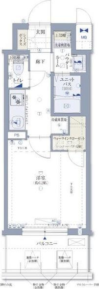 ジアコスモ京橋アクアの間取り