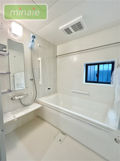 【浴室】 | 小学校5分　中学校5分　食洗機付　2階リビング　鷺沼３　3号棟 | 販売現地　1日の疲れを癒す贅沢な浴室空間