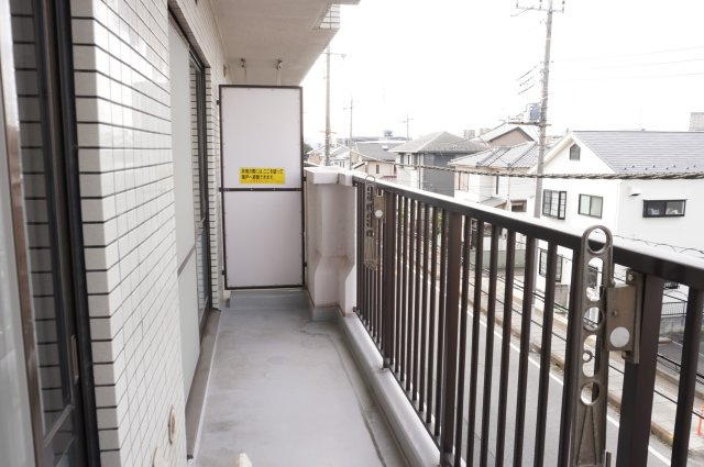 クリオ草加壱番館のバルコニー