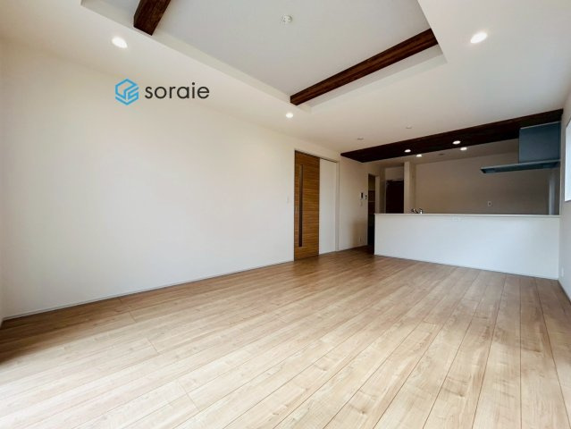 所沢市下安松全11棟　新築戸建の居間・リビング|令和7年12月25日撮影。