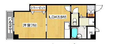 ふぁみーゆ東生駒の間取り