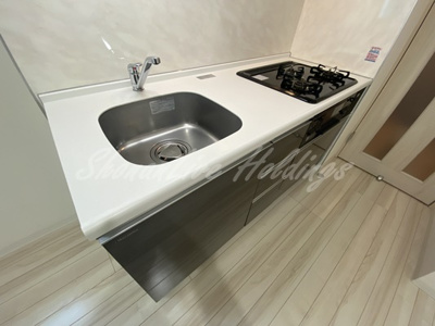 【キッチン】 | エスポアール | ガス3口システムキッチン♪※同物件別部屋