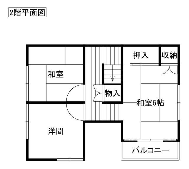 北中沢３丁目　貸戸建のその他|２Ｆ間取り