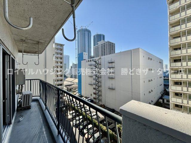 バルコニーからの眺望。南方面。