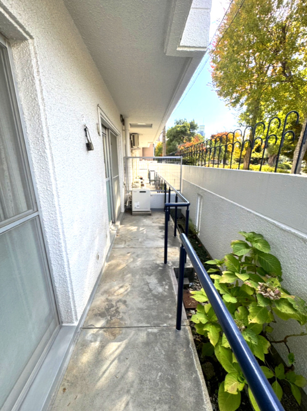 深江ロイヤルマンションのバルコニー