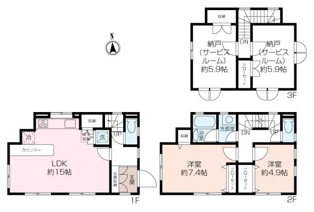 保土ヶ谷区常盤台中古戸建の画像