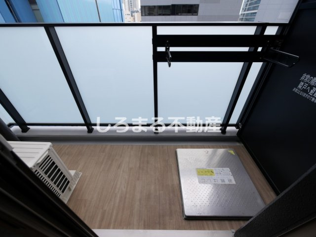 ライフフィールドなにわ本町RUELLEのバルコニー