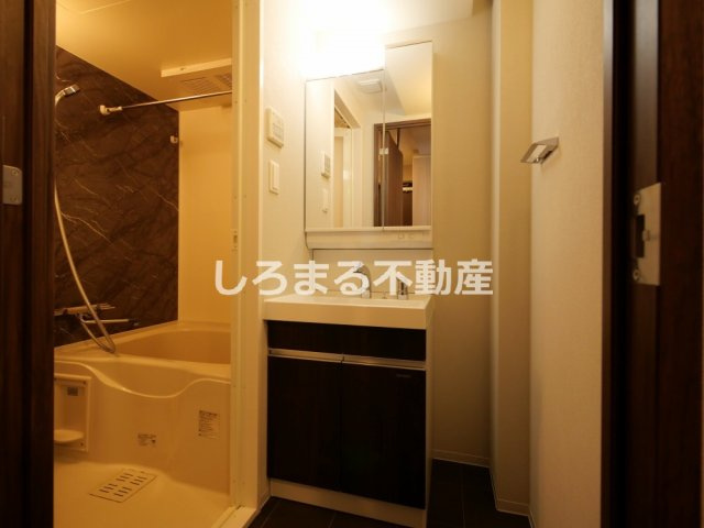 ライフフィールドなにわ本町RUELLEの洗面所