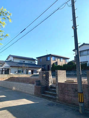 【前面道路含む現地写真】 | 東区高美台4丁目土地