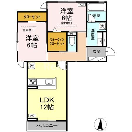 リバーステイツの間取り