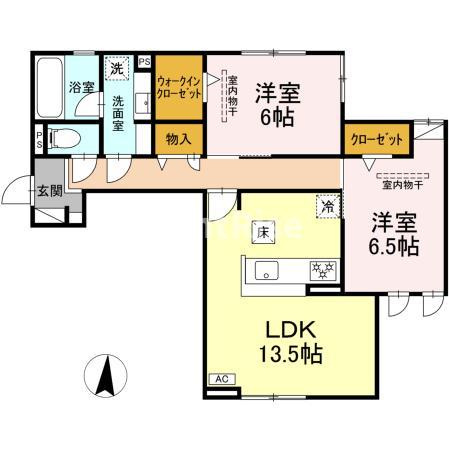 リバーステイツの間取り